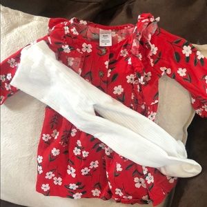 Christmas dress and stockings in 6M